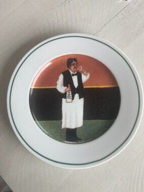 WILLIAMS SONOMA GUY BUFFET SOMMELIER SALAD PLATE "VODKA MARTINI" PREOWNED